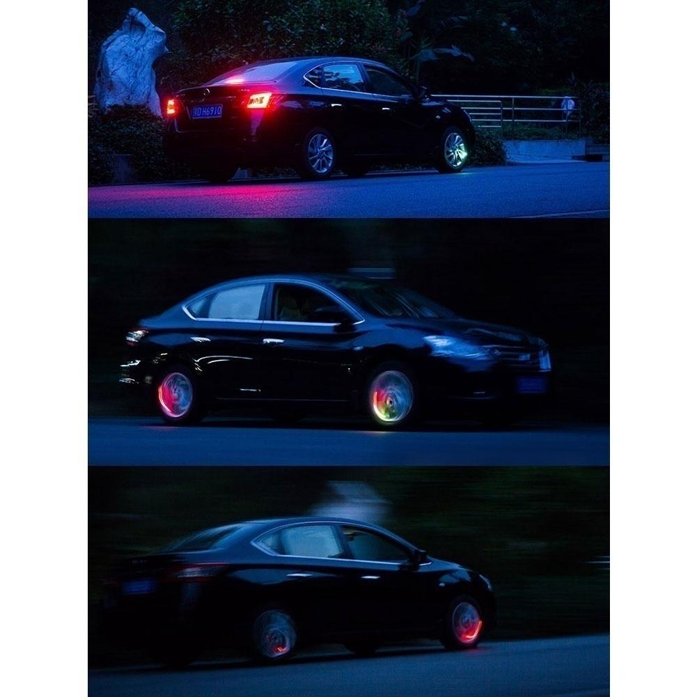 Verkauf Auto Reifen Lichter Farbige Rad Licht für Autos Motorräder Licht Fahrräder Licht
