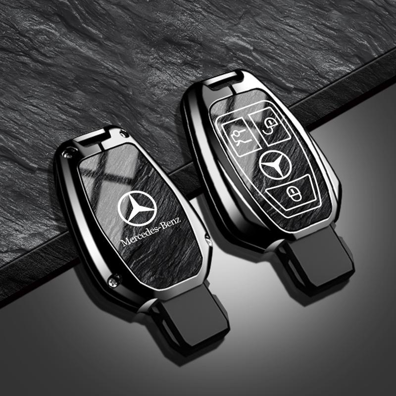 Zinc Alloy Car Key Protector Key Case Cover Shell For Mercedes Benz B C E Class GLS GLA GLK GLC CLA AMG W204 W205 W212 W463 W176