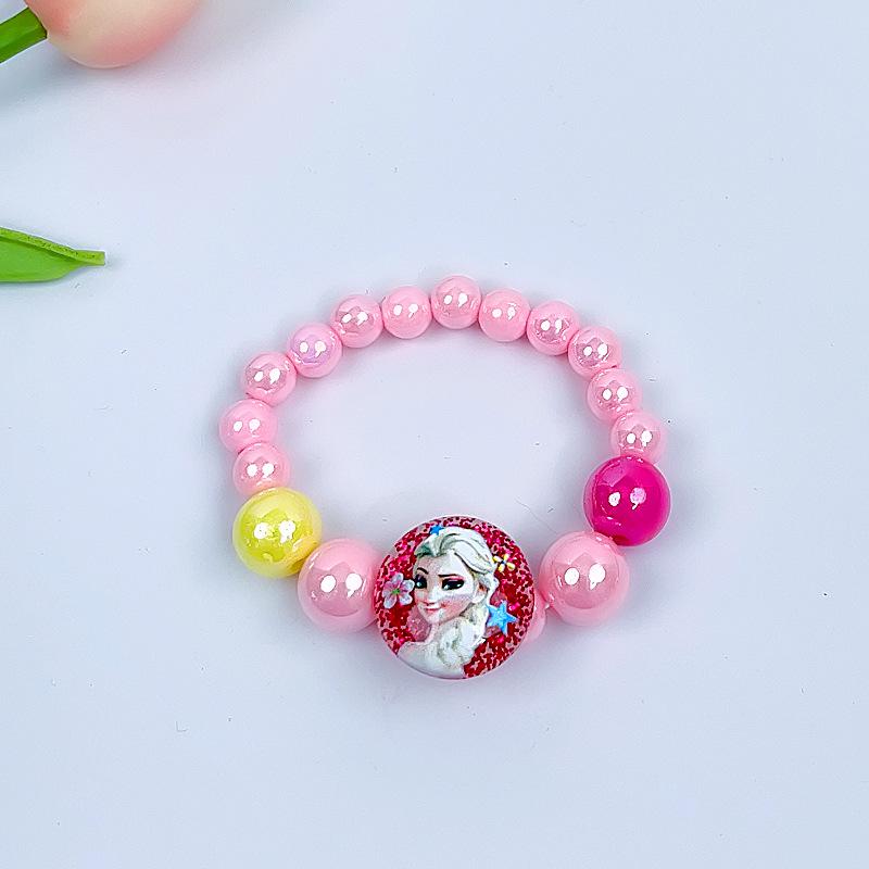 Cartoon Mermaid Pendant Beaded Bracelet for Girls
