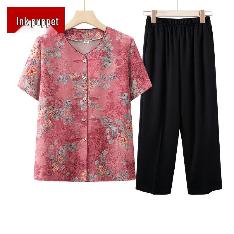 Elderly Women's Summer Short Sleeve Apparel