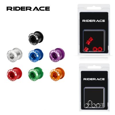 5Pcs Bicycle Chainwheel Screws Double/Single Chainring Bolts Dental Plate 6.5/8.5mm Disc Screws Road Crankset Bolt&Nut Set