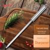 Stainless Steel Butchering Sharpening Rods (2-Pack)