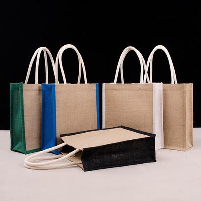 Fashion Linen Tote Bag Lunch Bags Food Storage Handbag Functional Portable Travel Picnic Outdoor Shopping Bag Storage Organizer