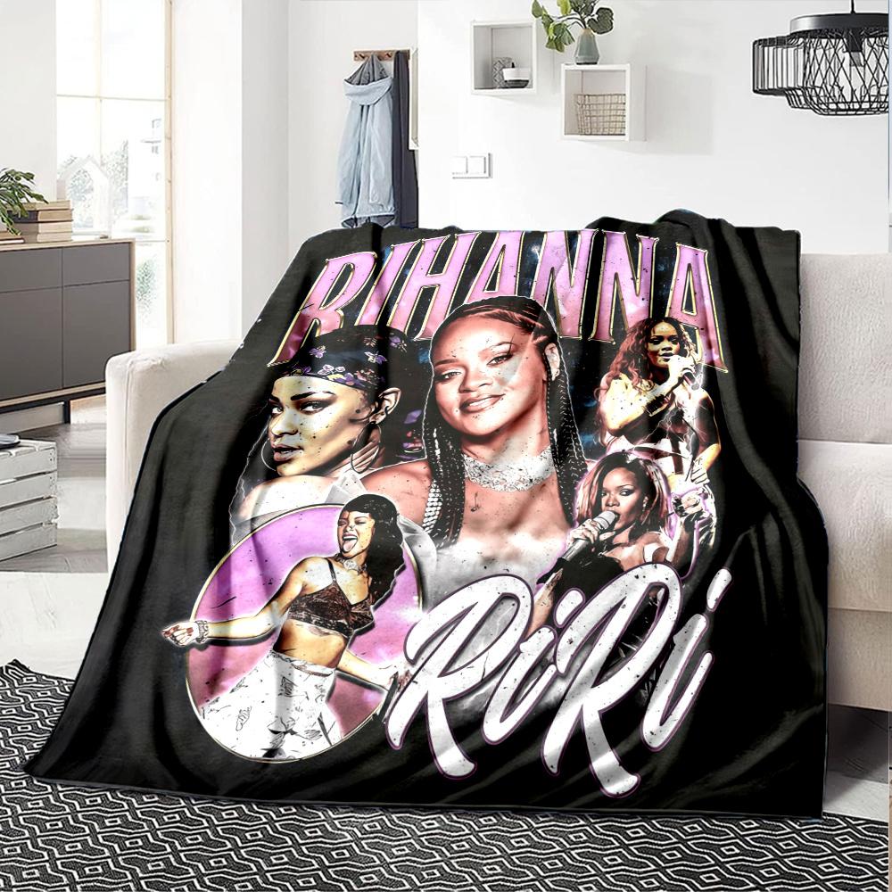 Rihanna Blanket, High quality Comfortable for All Seasons, Home Decor, Warmth and Comfort