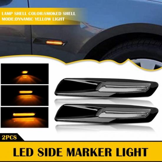Side LED Indicator Repeater Light Marker Fit BMW 1 3 5 Series E82 E88 E61 US E93