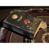 Grimoire Vintage Mushroom leather journal, Handmade Antique Deckle Edge Paper Spell Book of Shadows Journal for gifts