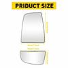 Mirror UpperLower Glass Driver Left For LH Side Ford Transit Van 150 250 350 HD
