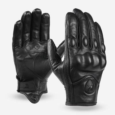Unisex Retro Harley Touch Screen Motorcycle Gloves - All-Season Warmth and Protection