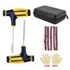 Tire Plug Repair Kit, Heavy Duty Car Emergency Tool Kit for Flat Tire Puncture Repair, 4 Pcs Value Pack,