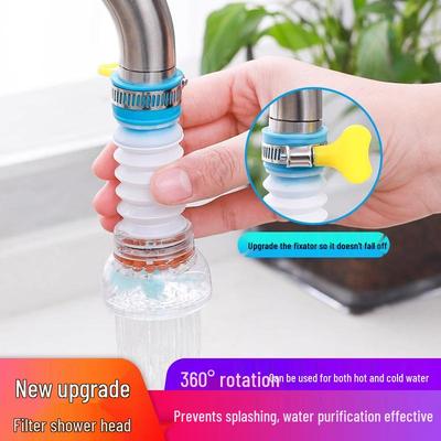 Universal Kitchen Faucet Water-Saving Sprayer with Anti-Splash Extension