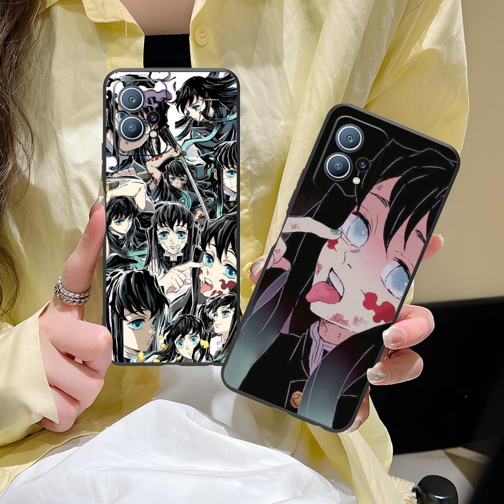 Demon Slayer Muichiro Phone Case for Huawei P60 P50 P40 P30 P20 P10 P9 P8 Pro Lite Plus Colour Protective Pretty Luxury Cover