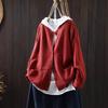 Sweaters Coat Cardigan for Women Large Size Vintage Loose Long Sleeve Knit Cardigan Sweaters Jacket