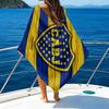 Boca Football Club Bedrucktes Strandtuch, Superweiche Mikrofaser, Perfektes Geschenk Geburtstag, für Pool, Strand, Reisen, für Familie und Freunde