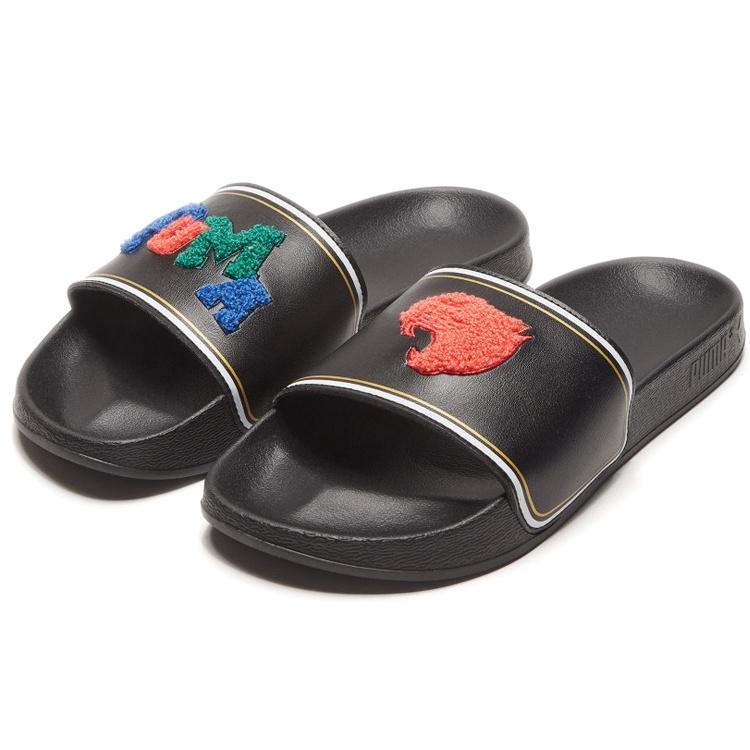 PUMA Leadcat FTR Slide 'Badges - Black' Men's 372622-01