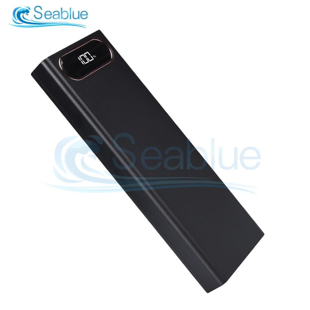 Dual USB 22.5W 10*18650 Power Bank Case Mobile Phone Fast Charger Storage DIY Shell LED Digital 18650 Battery Holder Charger Box