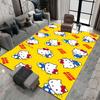 3DHello Kitty Cartoon Character Non-slip Rug for Living Room, Suitable for Bedrooms, Playrooms, Sofas, Home Decor Doormats.6