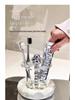 Ceramic Toothbrush & Toothpaste Stand for Vanity