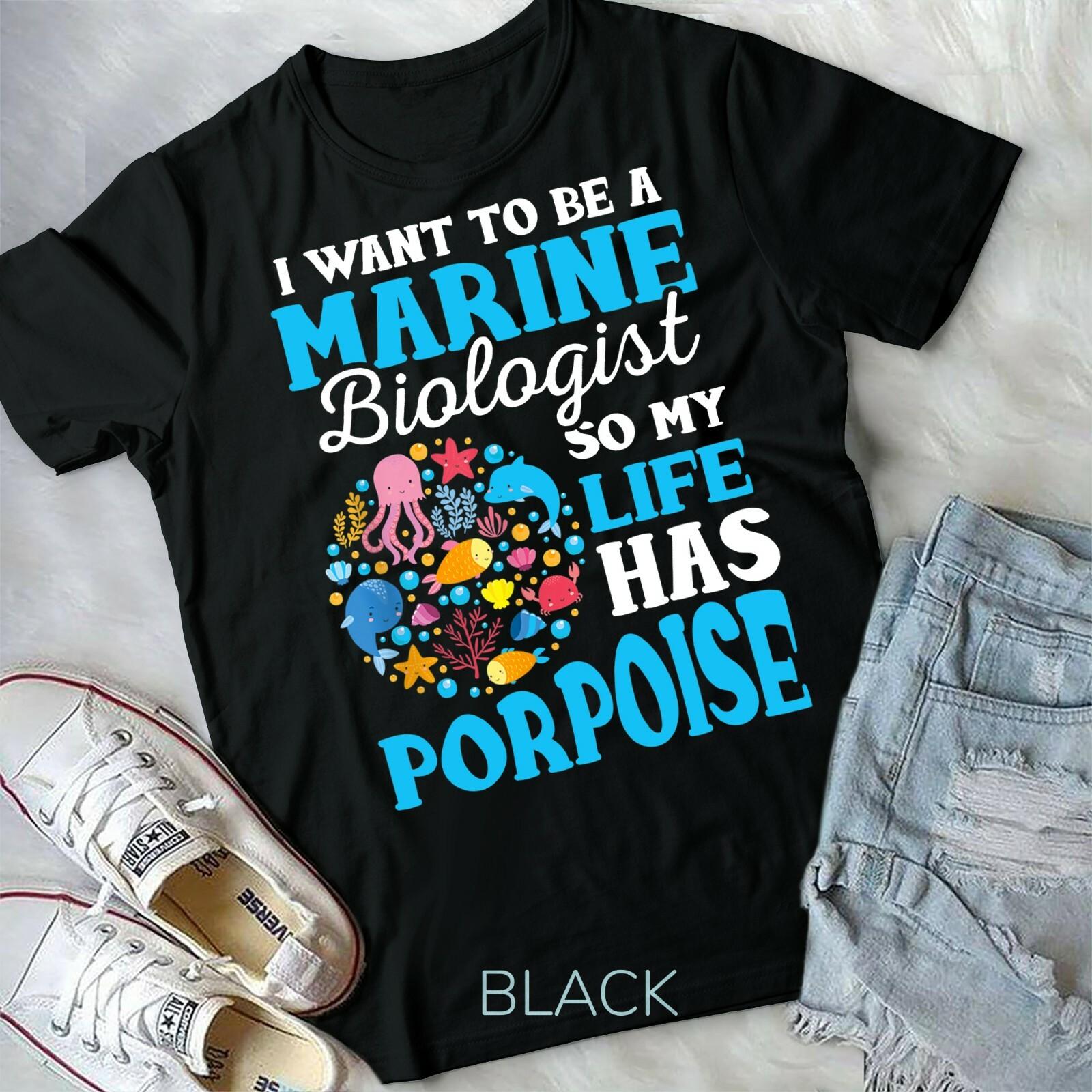 Marine Biology Shirt Future Marine Biologist Gift Saying Unisex Youth T-shirt S