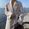 New Double-sided Wool Coat Mid-length Hamburger Loose Casual Woolen Coat