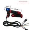Blue Display Electric Vehicle Throttle Grip with Rice Grain Switch & 3-Speed Voltage Control