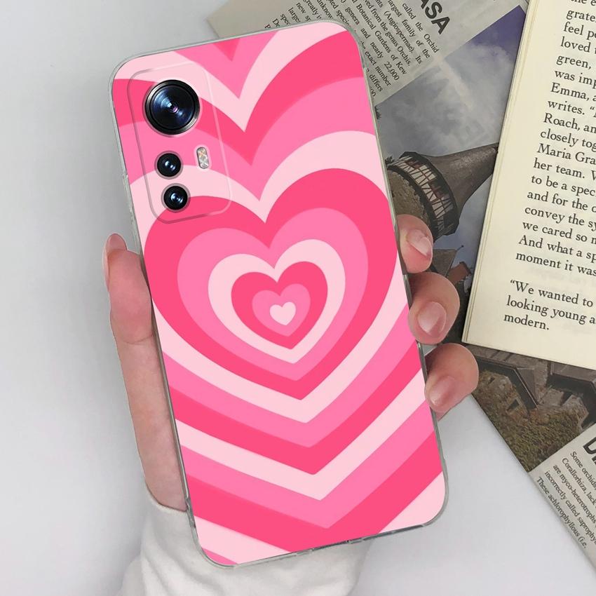 Handyhülle für Xiaomi 12 12S 12X 12T 13 15T Black Shark 1 2 3 4 5 Pro Schönes Regenbogenmuster Transparentes TPU Anti-Rutsch Weiche Hülle für Xiaomi Hülle