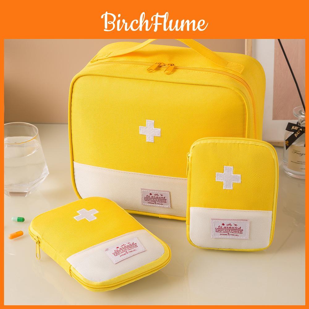 Medical Bag Oxford Cloth Portable Travel Emergency Kit With Large Capacity For Home Use