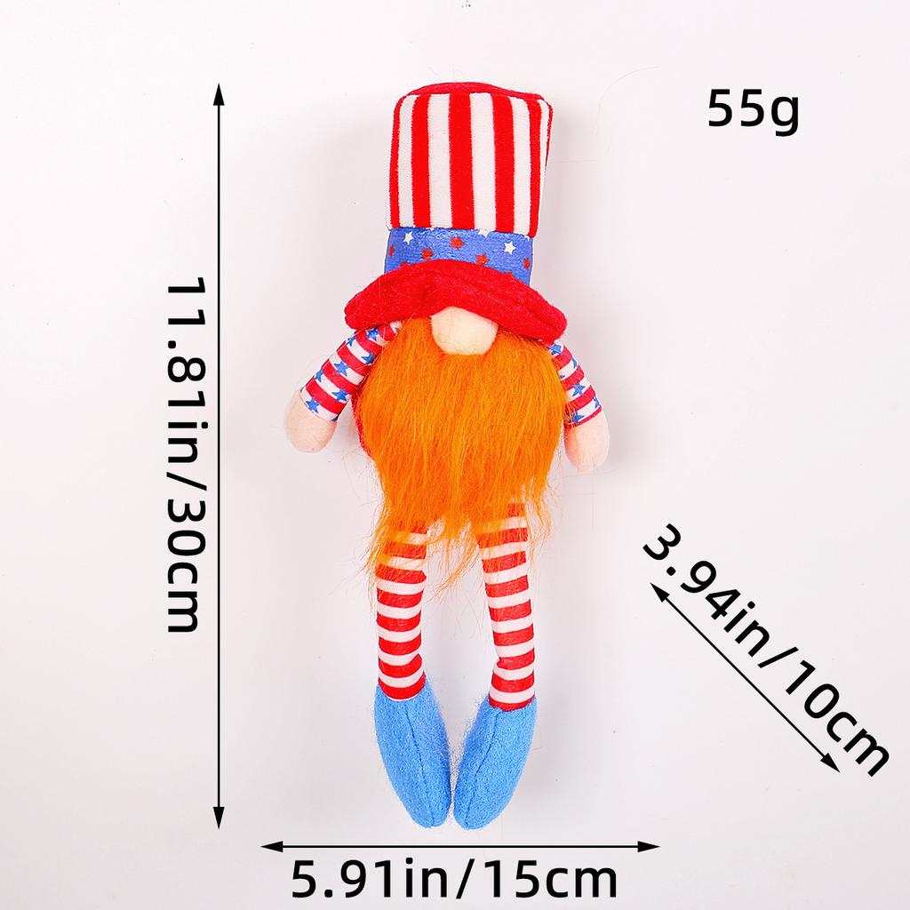 Independence Day Doll Set Collection Holiday Faceless Elderly Decorations Glow Gnome Doll Goblin Ornaments