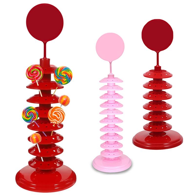 Scaffale Espositore Caramelle Multi-Strato da 6/10 Piani Carino Supporto Caramelle Cartoon per Matrimonio Festa di Compleanno Organizzatore Decorativo per Dolci