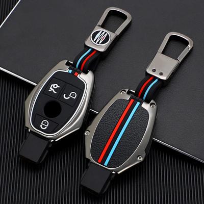 Zinc Alloy Full Silicone Car Key Case Cover for Mercedes Benz A B C E Class GLS GLA GLK GLC CLS CLA AMG W204 W205 W212 W463 W176