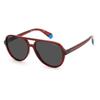 Polaroid Grey Pilot KidS SunglaSSeS Pld 8046 S C9a M9