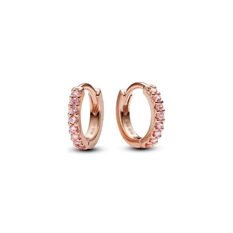 925 Silver Plating Circular Snake Pattern&Minimalist Heart-Shaped Earrings Ladies  Fashion Charm Jewelry