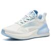 Anta Running Collection Cushioned Slip-Resistant Low-Top Running Shoes Women's White Blue Sneakers