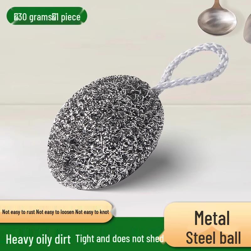 

Нержавеющая сталь Шерсть Нелиняющая Щетка для Воков и Мытья Посуды