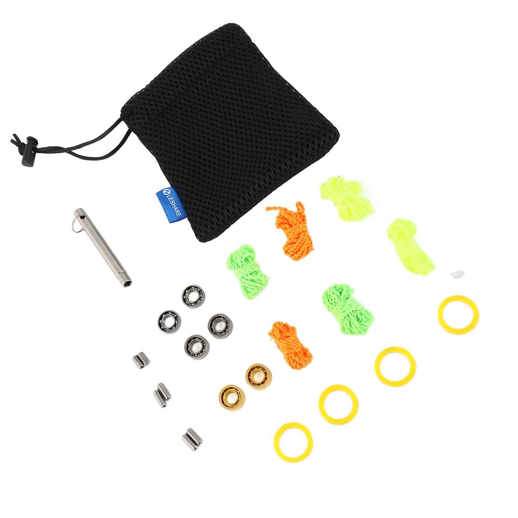 Yoyo Ball Replacement Parts High Accuracy Yoyo Replacement Bearing Pack with Strings and Bearing Remover Tool
