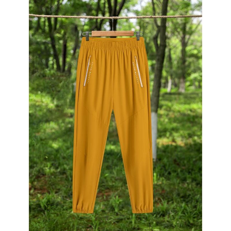 Couple outdoor shock pants new summer thin ice silk quick-drying mountain sports and leisure new pants