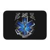 Ems Star Of Life Doormat Non-Slip Entrance Bathroom Kitchen Door Floor Mat Emt Paramedic Medical Rug Carpet Footpad