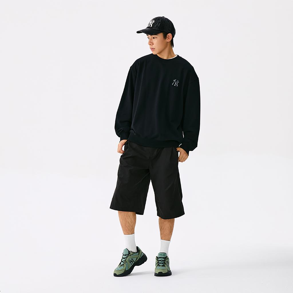 New MLB New York Yankees Basic Collection 25FW Sweatshirt Unisex 3AMTB1154-50BKS