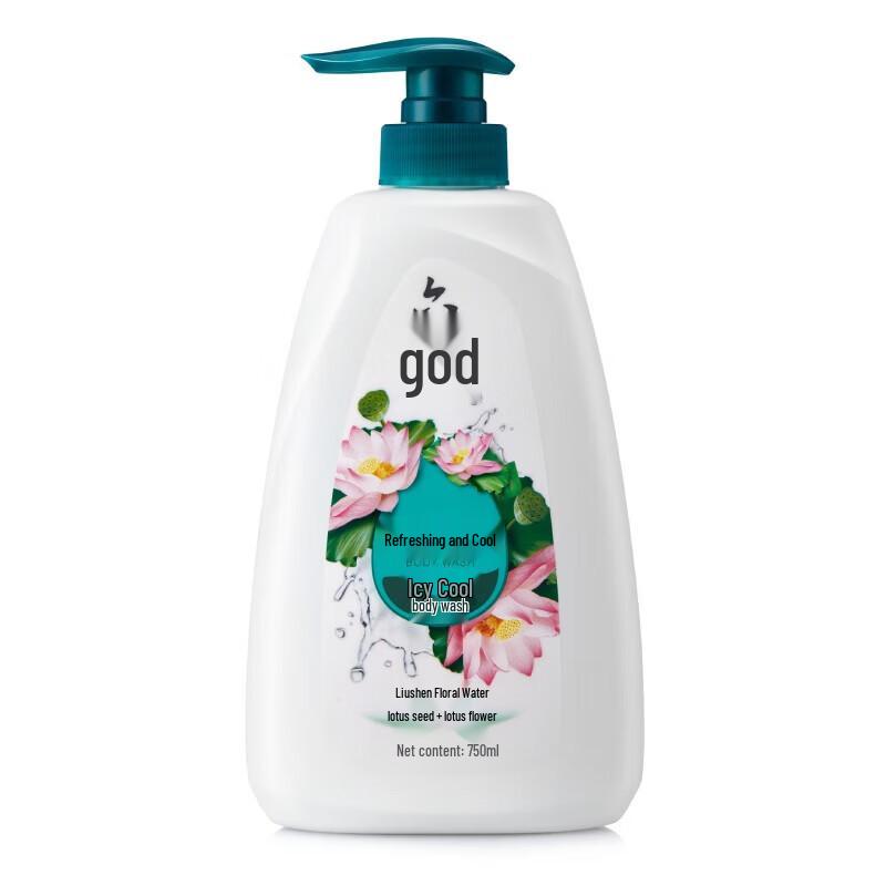 Liu Shen Refreshing Cool Shower Gel with Fresh Lotus Scent