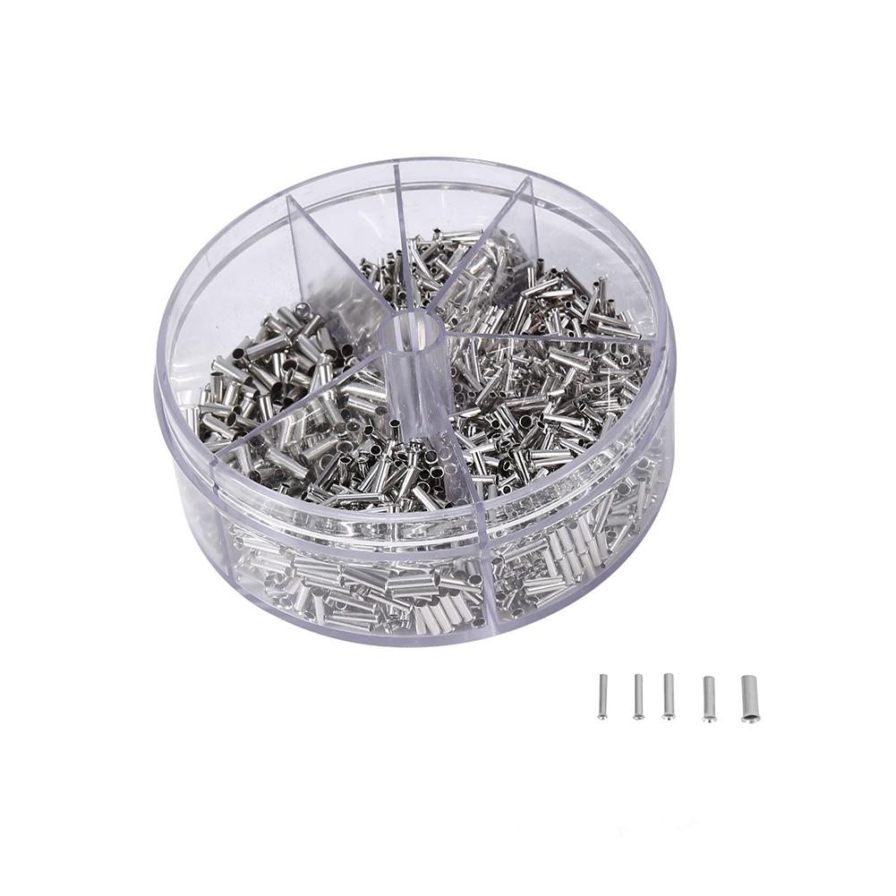 1900pcs Inflaming Retarding Copper Crimp Wire Connector Cord End Terminal Kit Set 0.5 2.5mm²