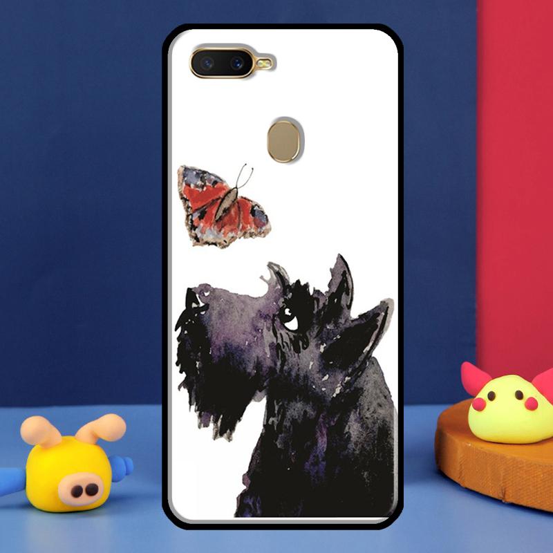 Westie Scottie Scottish Terrier Case For Oppo A16 A76 A96 A58 A78 A98 A5 A9 A91 A15 A17 A77 A52 A72 A74 A94 A54S A57S Cover
