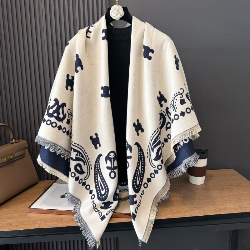 New classic color letter large square scarf simple and versatile fashion scarf shawl autumn and winter warm women