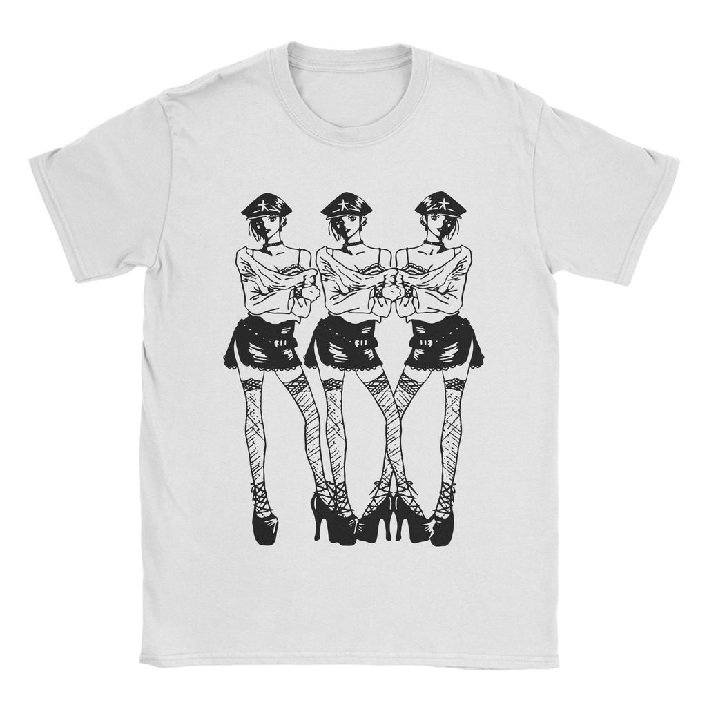 Black Stones Nana Mangaanime T Shirt Men Cotton Tops Casual Osaki Anime Kawaii Cartoon Round Neck Short Sleeve