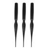 3Pcs Tsing Hair Brush Ergonomic Handle Portable Tsing Brush Rat Tail Comb for Home Travel
