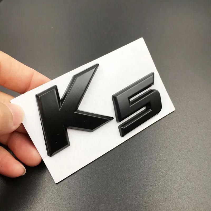 AAAGT1 NEW 1PCS 3D Metal Car Styling Sticker For KIA K2 K3 K4 K5 KX7 Car Tail Car Trunk Front Door Side Emblem Sticker