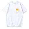 Healing Cute Pocket Cat Shiba Inu Pure Cotton Cartoon Printed Tshirt Summer New Unisexs and Unisexs Casual Loose Short Sleeve