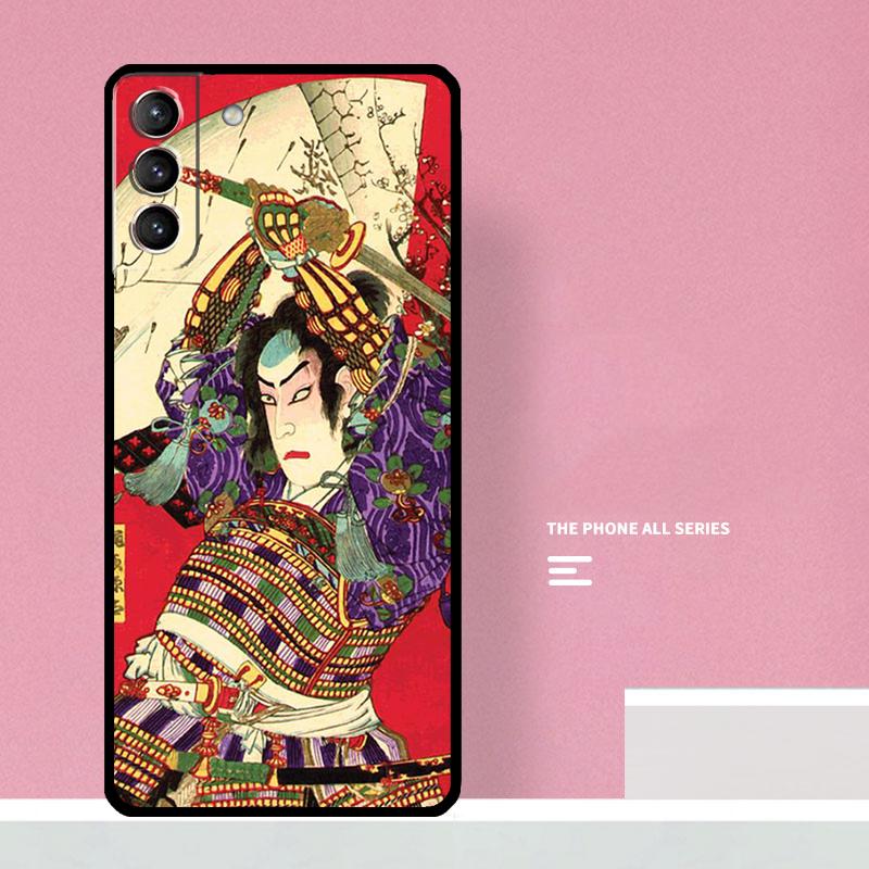 Japanese Samurai Art Phone Case For Samsung Galaxy S24 S26 Ultra S20 S21 S22 S23 S25 Plus S10 S25 FE Cover Coque