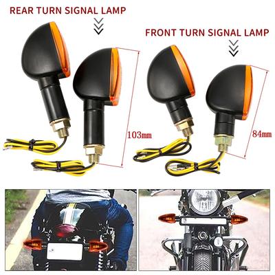 2 szt. Uniwersalne kierunkowskazy do motocykli Light Amber Flashers Oświetlenie Lampa motocyklowa Super jasne niestandardowe światło tylne