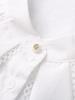 Nanyou Elegant French Petal Collar Women's Spring Shirt