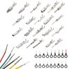 340pcs Automotive Electrical Wire Connectors Assorted Set Male Female Crimp Pins Not Insulated Plugs with Box for Car