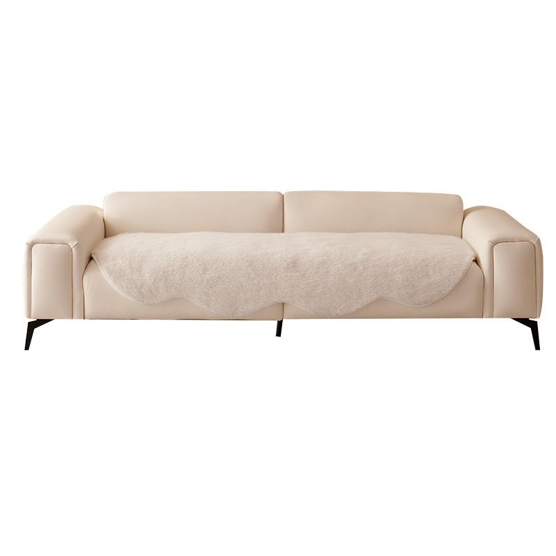 Winter Plush Special-Shaped Sofa Cushion  New Autumn And Winter Straight One-Piece Non-Slip Sofa Seat Cushion Cover Cloth
